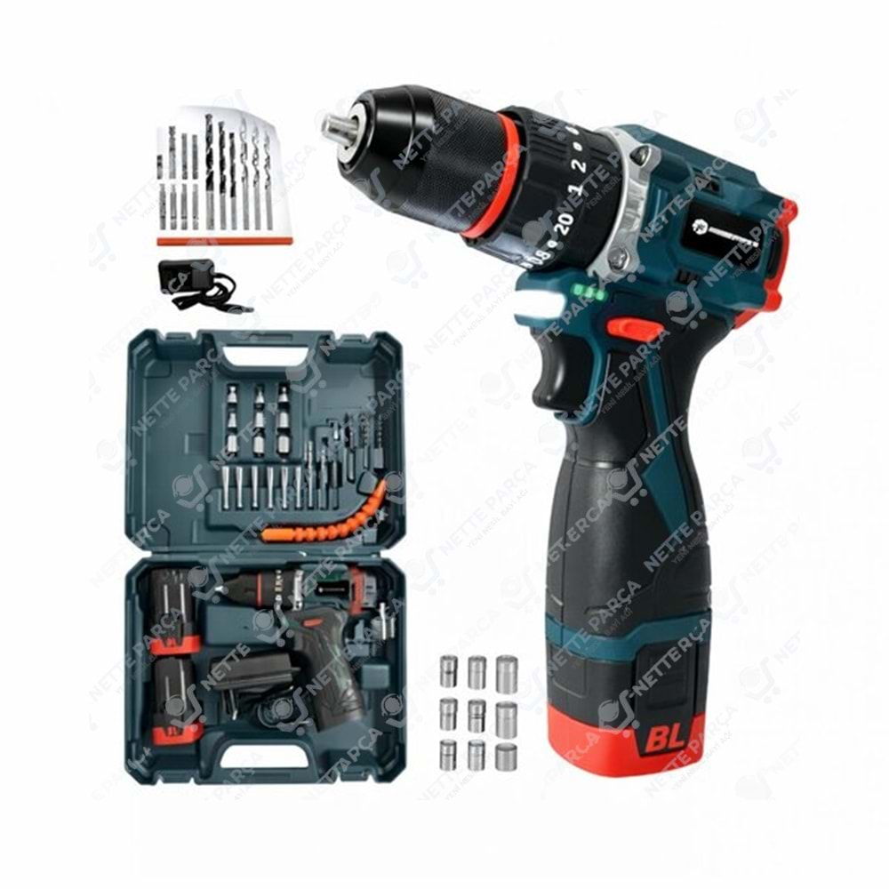 BN5 KÖMÜRSÜZ ARMUT ŞARZLI MATKAP ÇİFT BATARYA (UÇSETLİ)