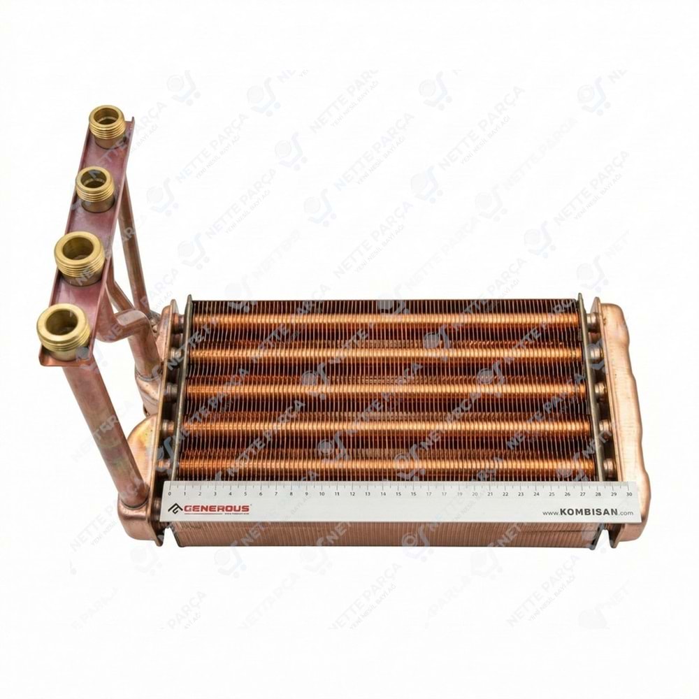 ANA EŞANJÖR B.B. KISA JUNKERS WORCESTER - GAZ 4000 W EUROSMART ZWA24 U052-24KW L 280 MM /87154065460