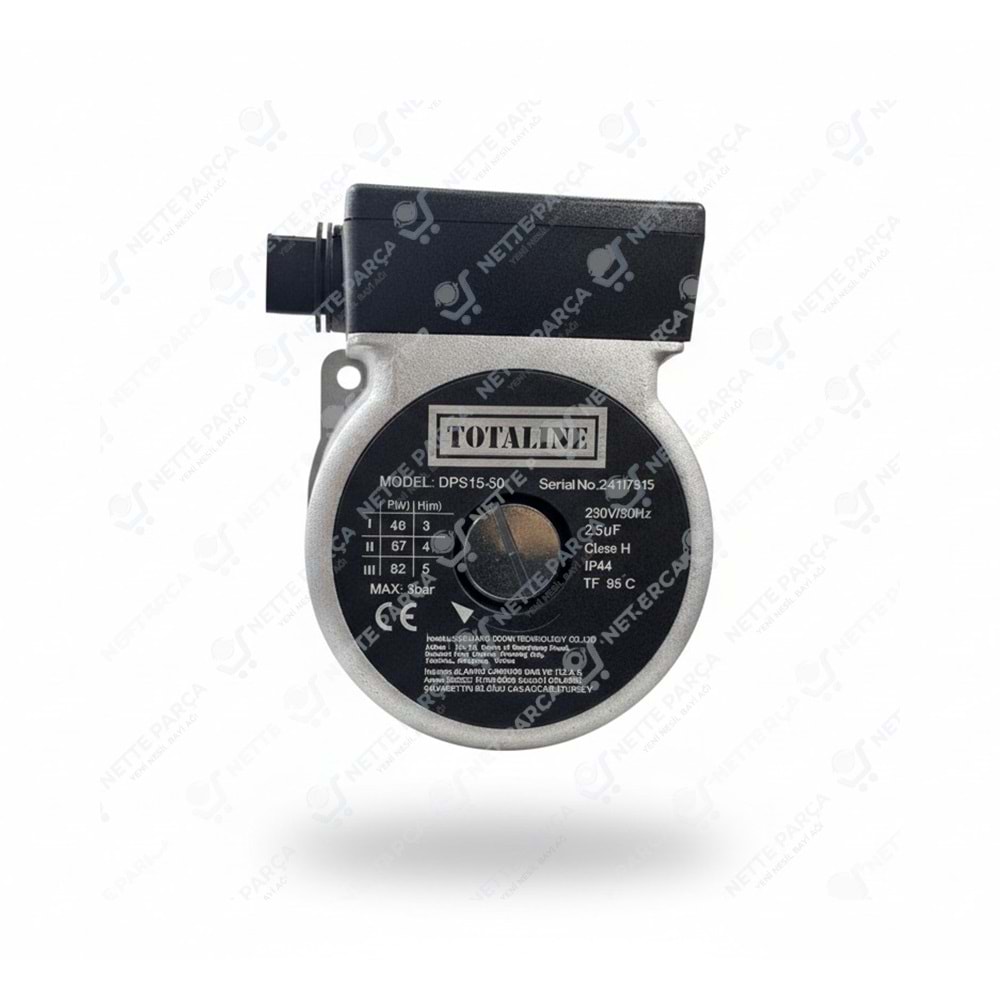 POMPA TOTALINE WILO TYPE DPS 15/50 MOTOR 82W WİLO TİP 15-5