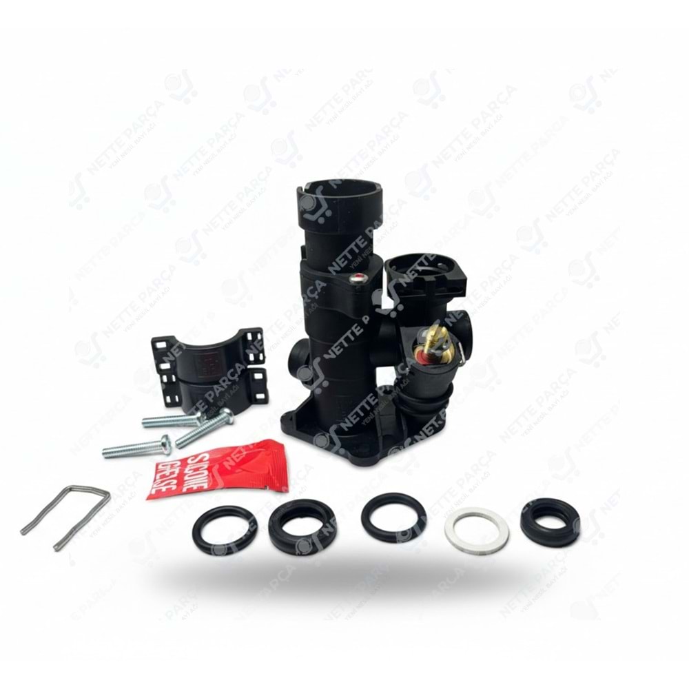 Vaillant TurboTEC Uyumlu Plastik 3 Yollu Vana Gövdesi (Motorsuz)