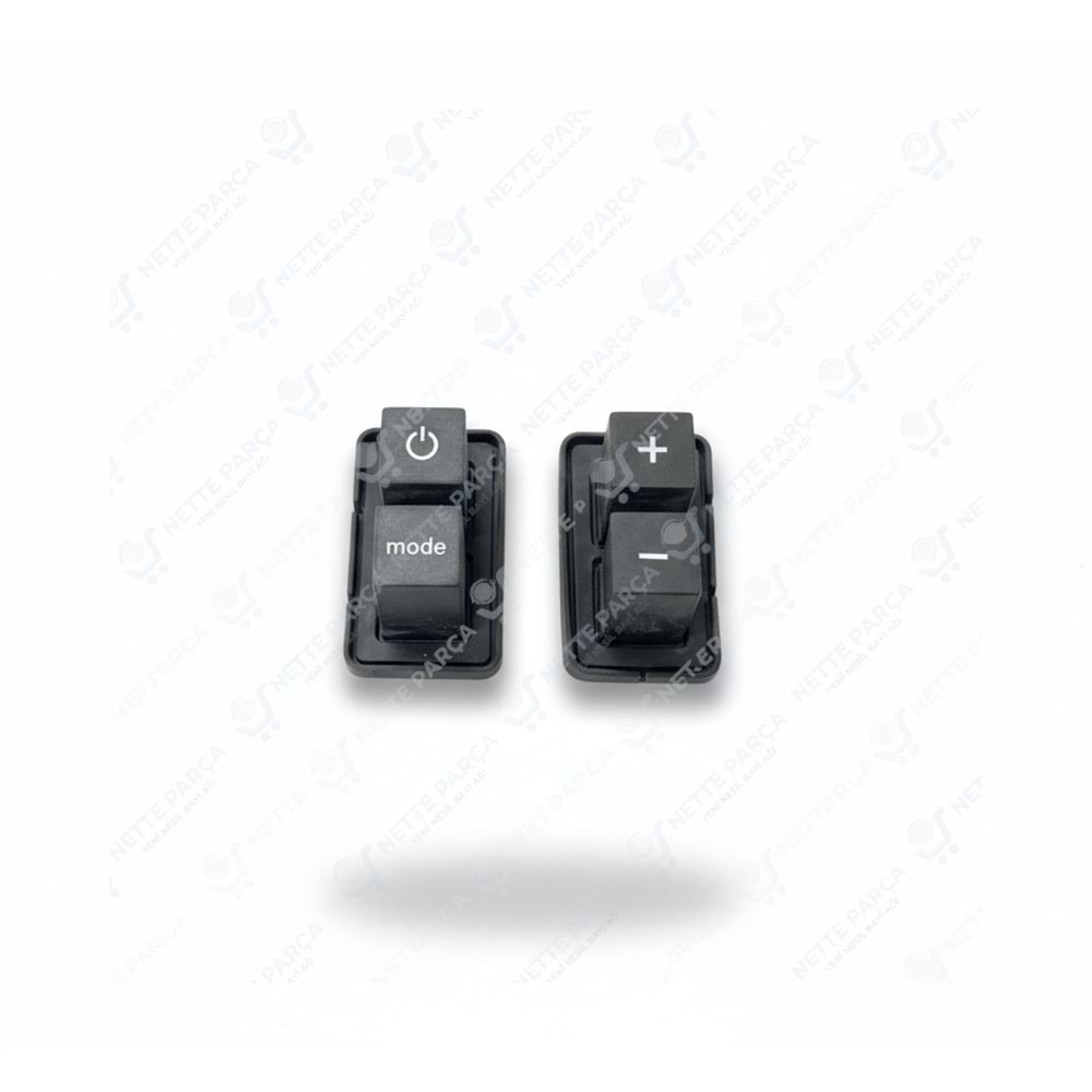 Bosch Buderus Kombi Buton Seti Siyah