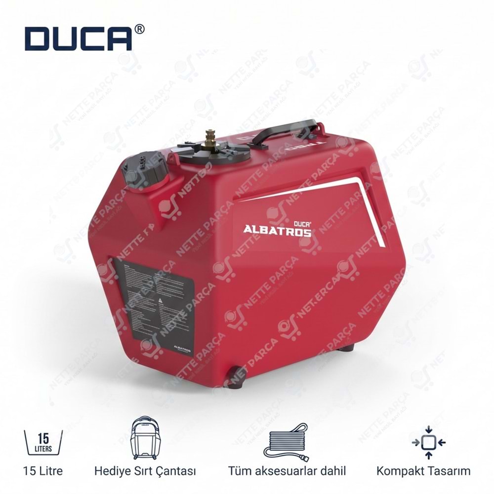 Duca Albatros Profesyonel Tesisat ve Petek Temizleme Makinesi
