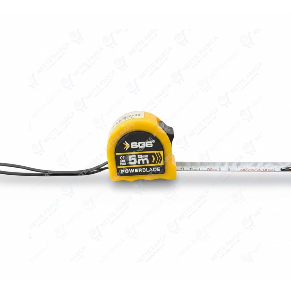 SGS ŞERİT METRE 5X25 ÇİFT STOP SGS2082