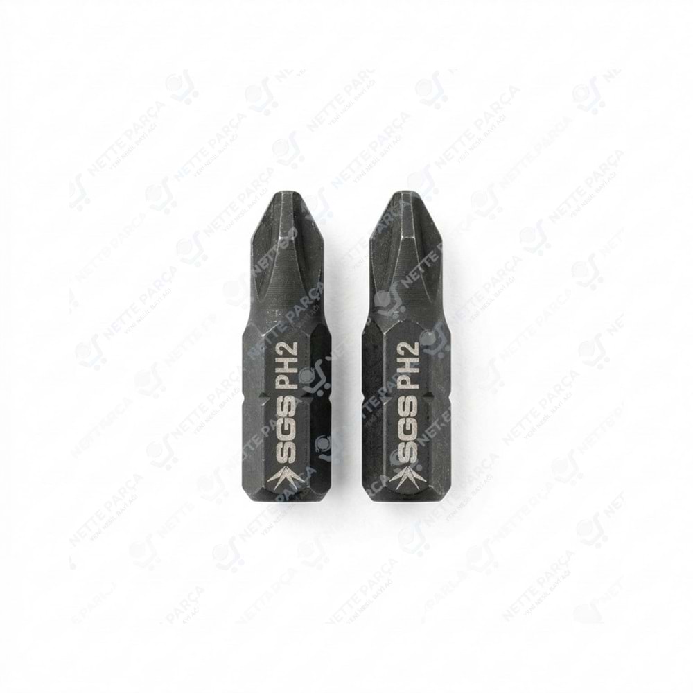 SGS YILDIZ UÇLU BİTS PH2X25 MM (3804) 1 ADET