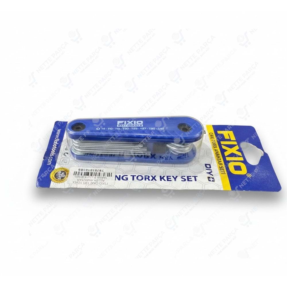 FİXİO ÇAKI TİPİ TORX ALLEN ANAHTAR TAKIMI 8 Lİ (FC8080)