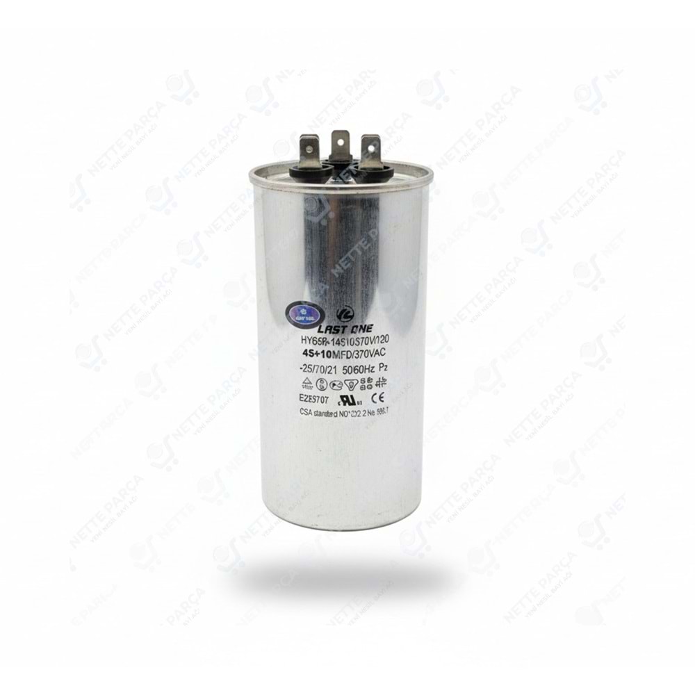 KONDANSATÖR KLİMA 370V 45+10UF