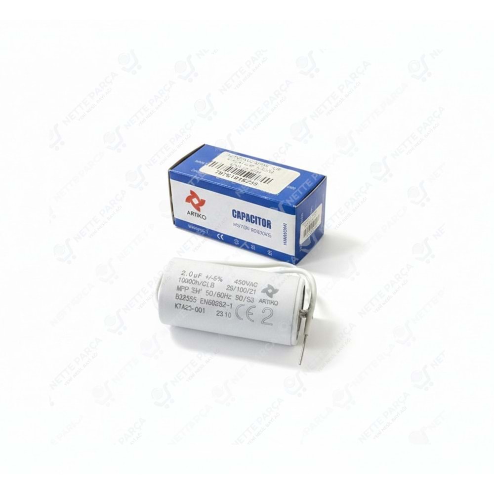 KONDANSATÖR 2UF 4.7CM CAP 2,5CM KABLO 8CM
