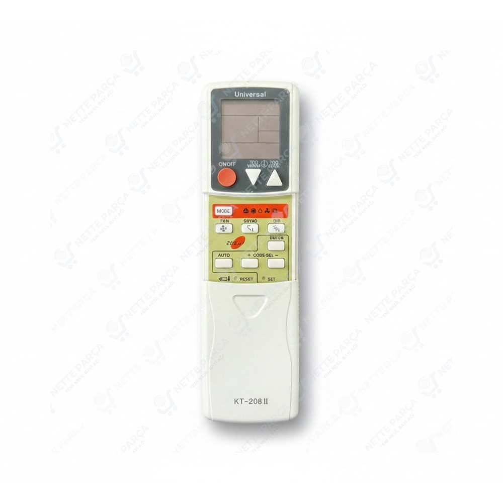KLİMA AKILLI KUMANDA UNIVERSAL KT-208