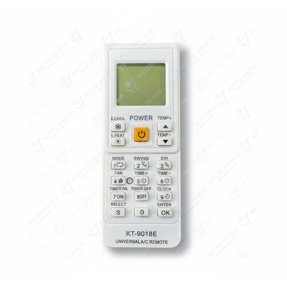 AKILLI KLİMA KUMANDA KT-9018E