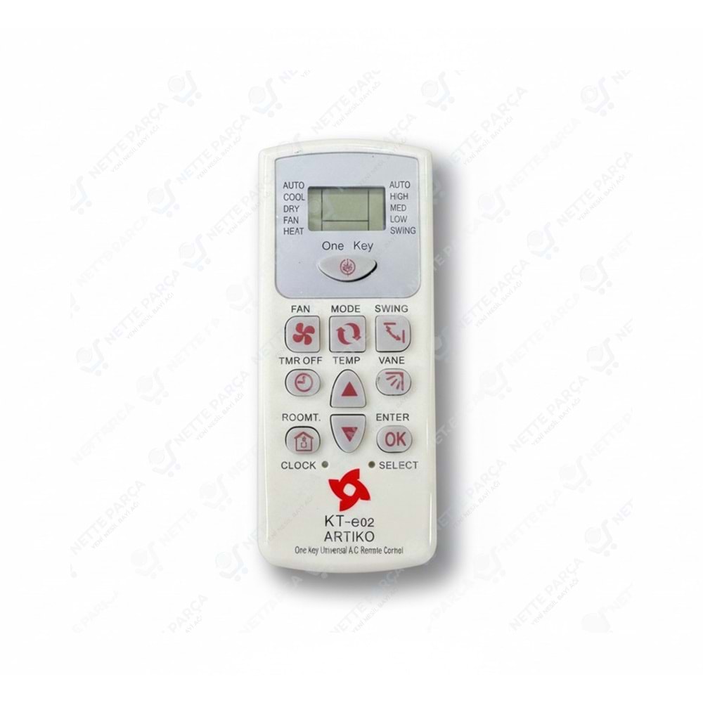 KLİMA KUMANDA KT-E02