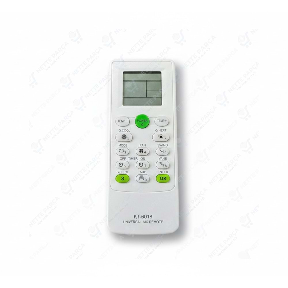 KLİMA KUMANDASI KT-6018