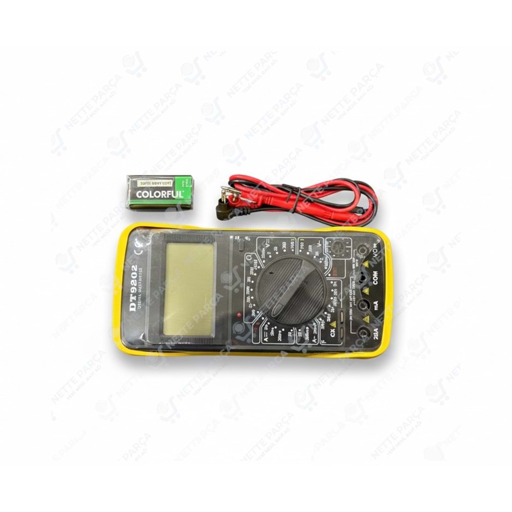 ÖLÇÜ ALETİ DİJİTAL DT 9202