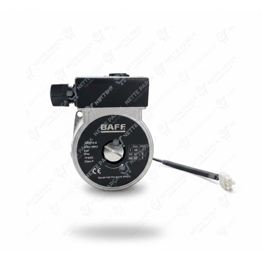 SİRKÜLASYON BAFF POMPASI GENEROUS NEPTO ATRON PROTHERM LYNX LEOPAR GPD15-6S MOTOR DEMİRDÖKÜM