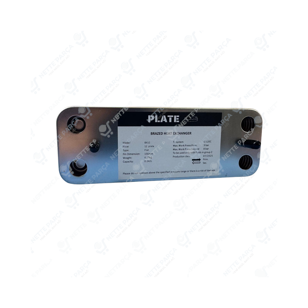 PLAKA EŞANJÖR BAYMAK 12 PLAKA PLATE