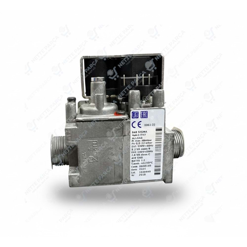 SİT 848 SİYAH BOBİN 0063-22 GAZ VALFİ ECA FELİS KAZAN