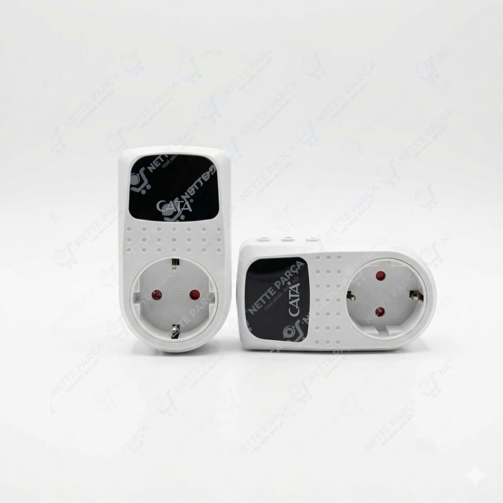 CATA DİJİTAL GÖSTERGELİ AKIM KORUMA PRİZİ (150-280V-4000W) 9187