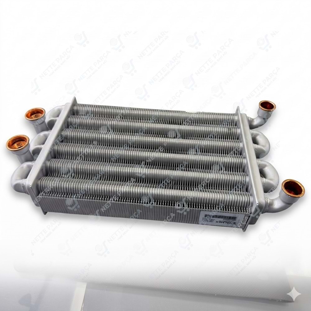 KOMBİ ANA EŞANJÖR (VALMEX-ITALY) AIRFEL DIGIFEL, ARISTON EGIS, IMMERGAS EOLO STAR 65105094, 256350881901 28KW 260MM