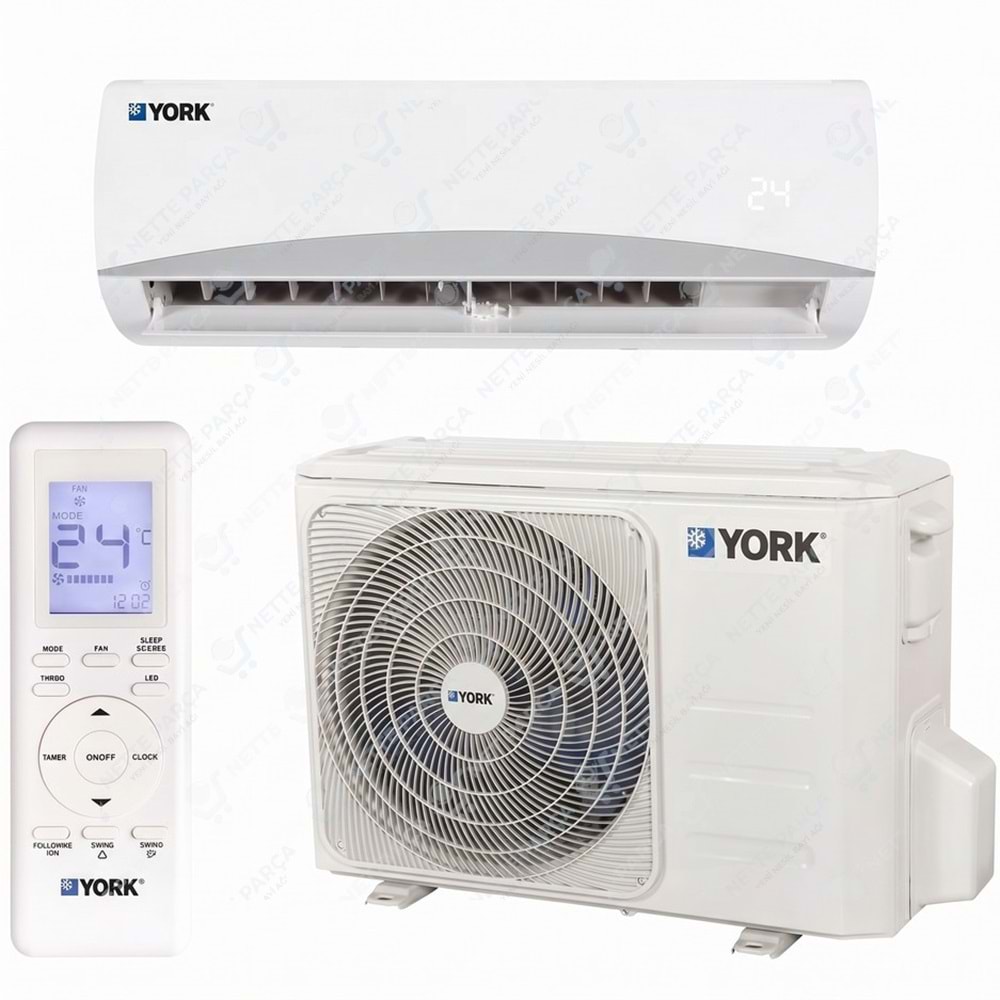 York Monterasa 24000 BTU Inverter Duvar Tipi Split Klima