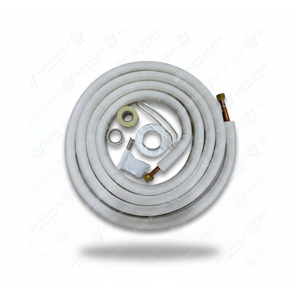1/4 - 1/2 10 Metre Alüminyum Klima Montaj Kiti
