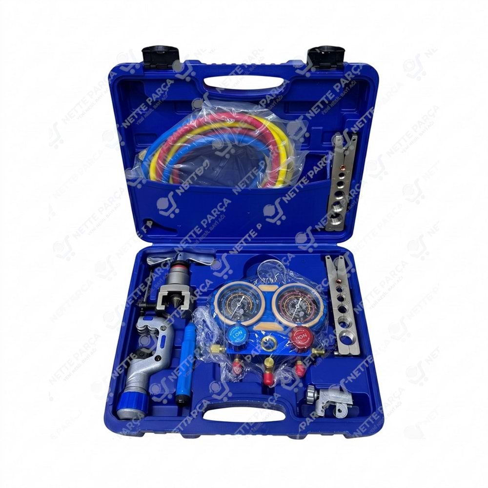 Artigo CH-CT-8A Çantalı Manifold Gaz Şarj Takımı (R22, R134a, R404A, R410A)