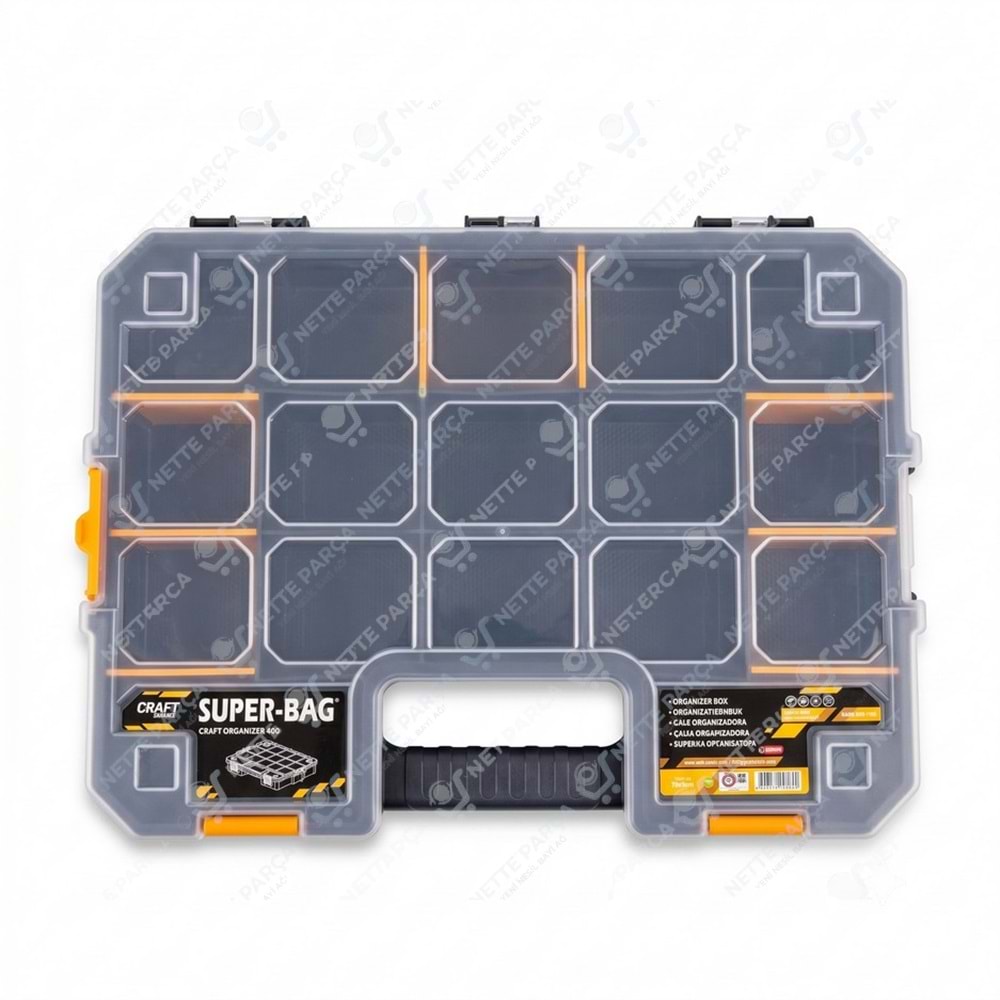 Seyyar Bölmeli Servis Kutusu 440x327x75mm | Sper-bag Organizer
