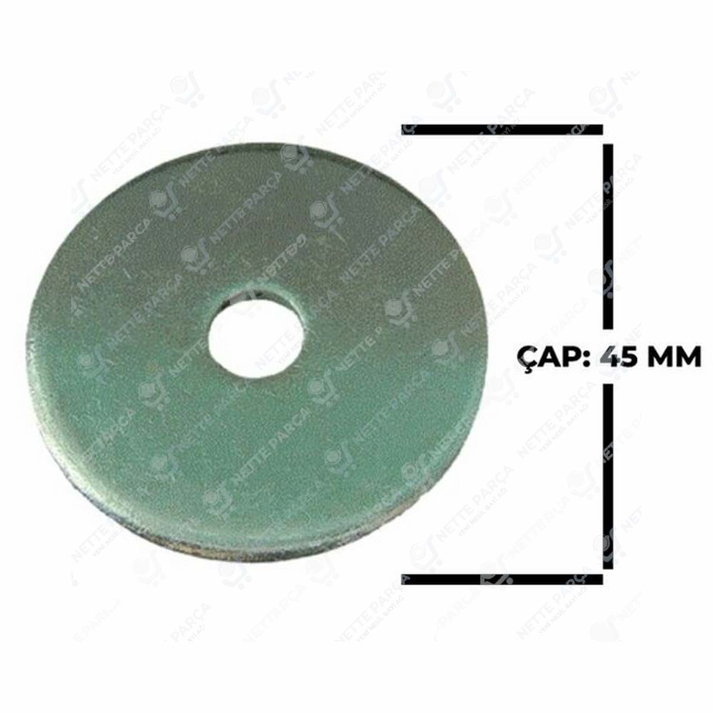 Geniş Şase Pulu 45 mm (25 Adet) | Klima Dış Ünite Montaj Pulu | Nette Parça