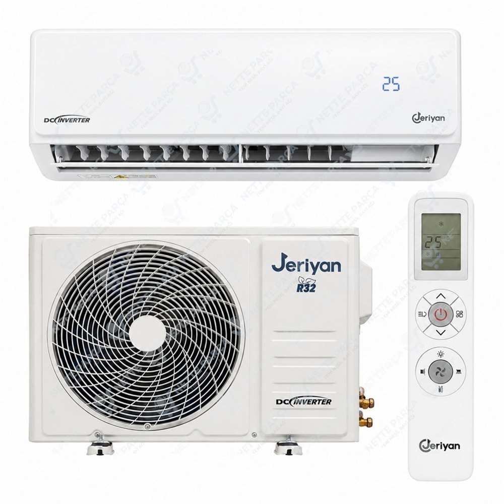 Jeriyan EVA 12000 BTU Klima | Duvar Tipi | Nette Parça