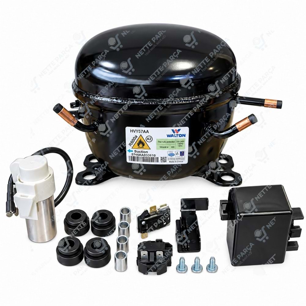 Walton HVY57AA 1/5 Kompresör Motoru R600 | Nette Parça