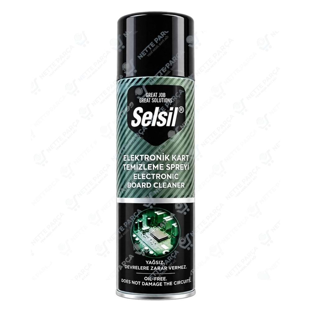 Selsil Elektronik Devre Kart Temizleyici Sprey 500 Ml | Nette Parça