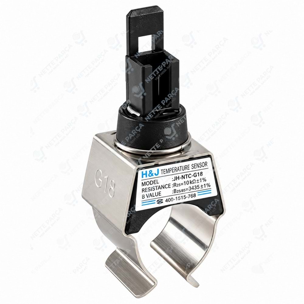 H&J Geçmeli Yüzey Tip Kombi NTC Sensörü 3/4 İnç 18mm | Nette Parça
