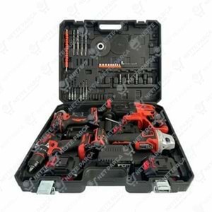 Repton Kömürsüz Akülü 4lü Set - 3 Bataryalı ve Taşıma Çantalı Profesyonel Paket
