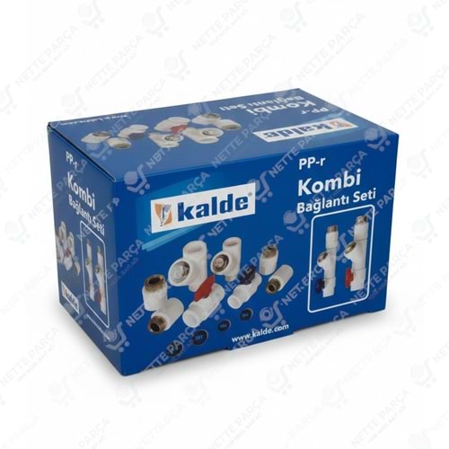 Kalde 8 li Dirsek PP Mini Kollu Kombi Bağlantı Seti (Beyaz)