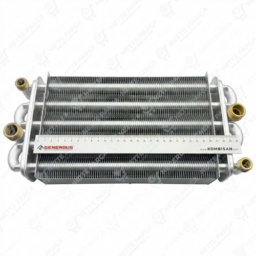 KOMBİ ANA EŞANJÖR (GENEROUS) PROTHERM SÜSLER DEMİRDÖKÜM TAYROS KALISTO BITERMAL 270MM