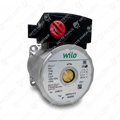 Wilo TWP12/7-3 C (112W) 7 Metre Kombi Sirkülasyon Pompa Motoru / Statoru