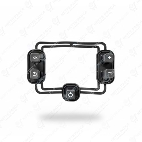 BOSCH BUDERUS KOMBİ BUTON SETİ SİYAH (OK 5Lİ)