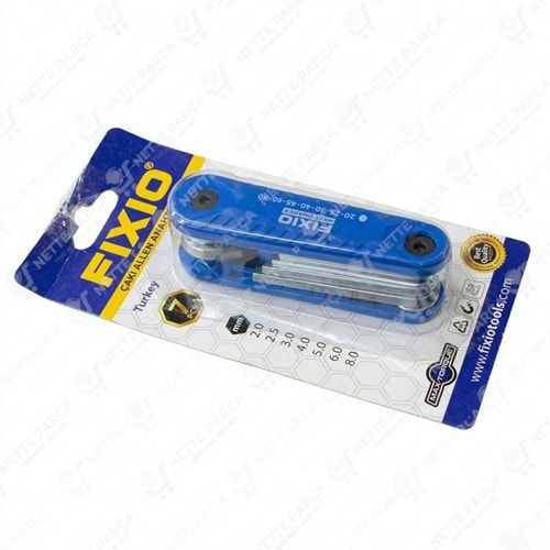 FİXİO ÇAKI TİPİ ALLEN ANAHTAR TAKIMI 7 Lİ