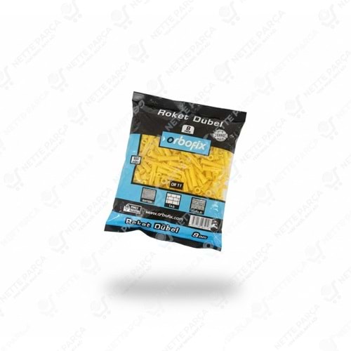 ROKET DUBEL 8 MM SARI 500 LÜ