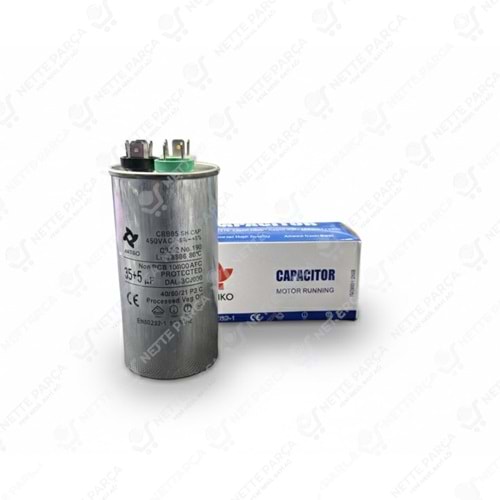 KONDANSATÖR KLİMA 370V 35+5