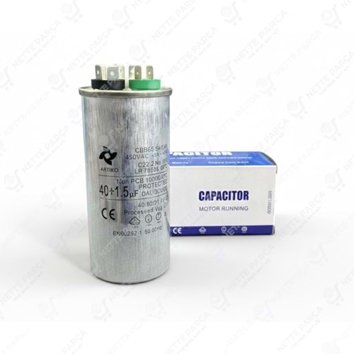 KONDANSATÖR KLİMA 40+1,5 UF