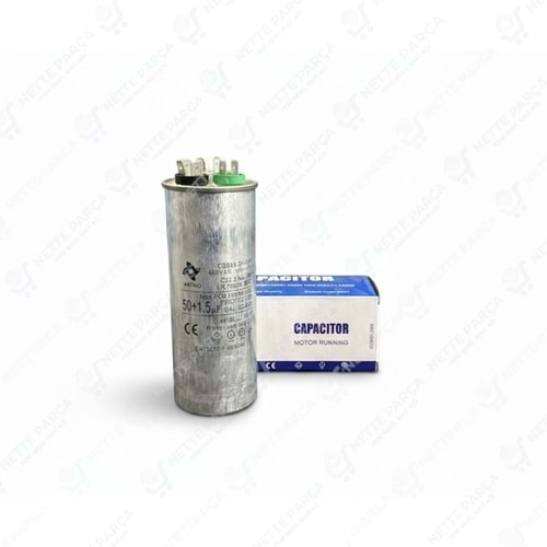 KONDANSATÖR KLİMA 50+1,5 UF
