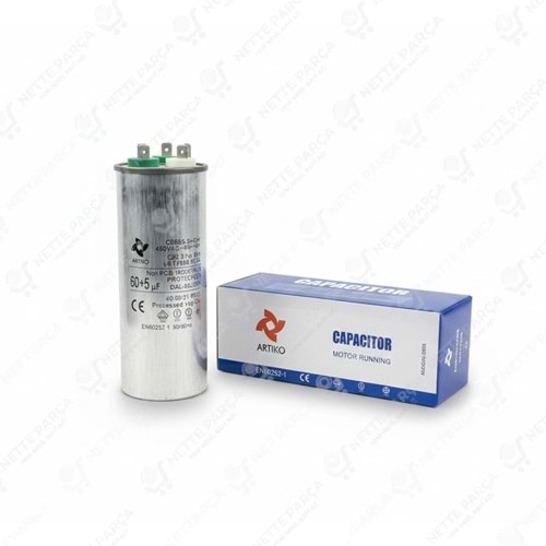 KONDANSATÖR KLİM 60+5 UF