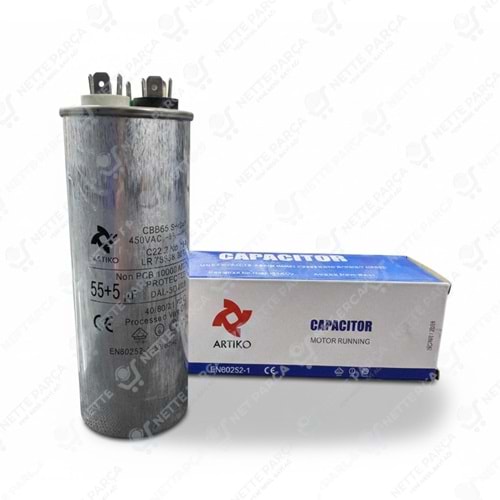 KONDANSATÖR KLİMA 55+5 UF