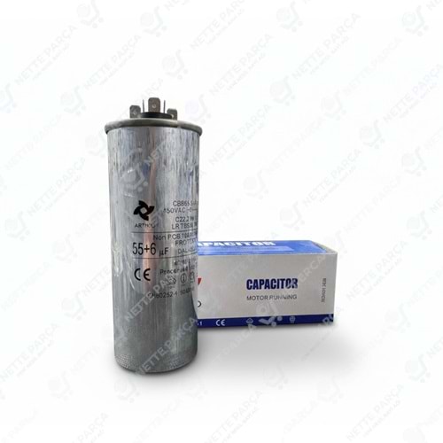 KONDANSATÖR KLİMA 55+6 UF
