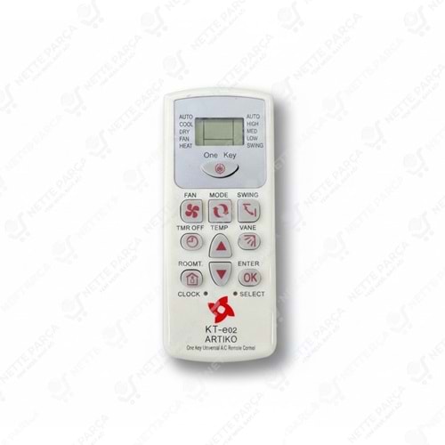 KLİMA KUMANDA KT-E02