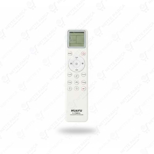 KLİMA KUMANDASI HUAYU K-1769E+L UNIVERSA