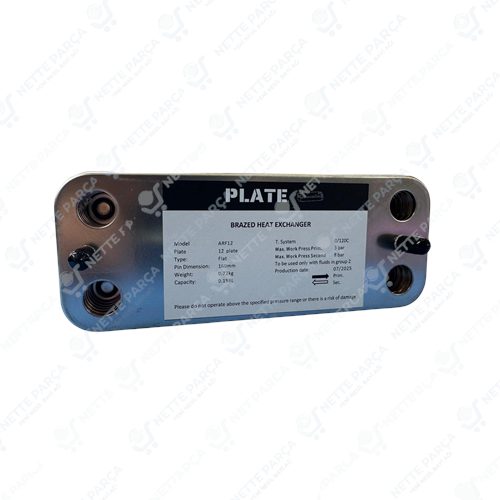 PLAKA EŞANJÖR BAYMAK ECO5 AİRFEL 12 PLATE