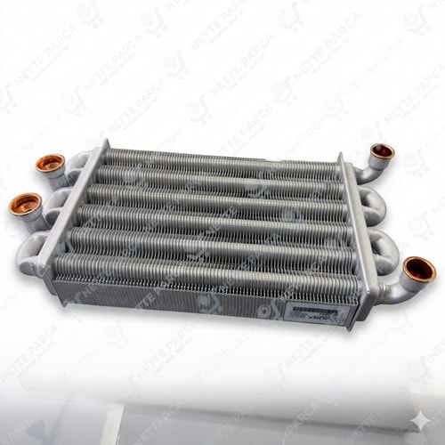 KOMBİ ANA EŞANJÖR (VALMEX-ITALY) AIRFEL DIGIFEL, ARISTON EGIS, IMMERGAS EOLO STAR 65105094, 256350881901 28KW 260MM