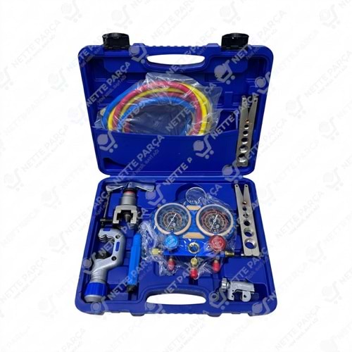 Artigo CH-CT-8A Çantalı Manifold Gaz Şarj Takımı (R22, R134a, R404A, R410A)
