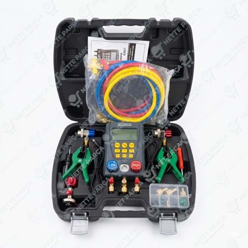 LX Dijital Manifold SBF-L-07 / DY-571 (Tüm Gazlara Uyumlu)