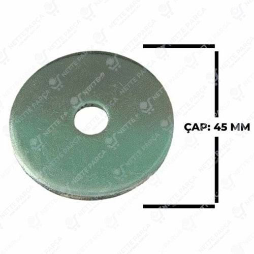 Geniş Şase Pulu 45 mm (25 Adet) | Klima Dış Ünite Montaj Pulu | Nette Parça